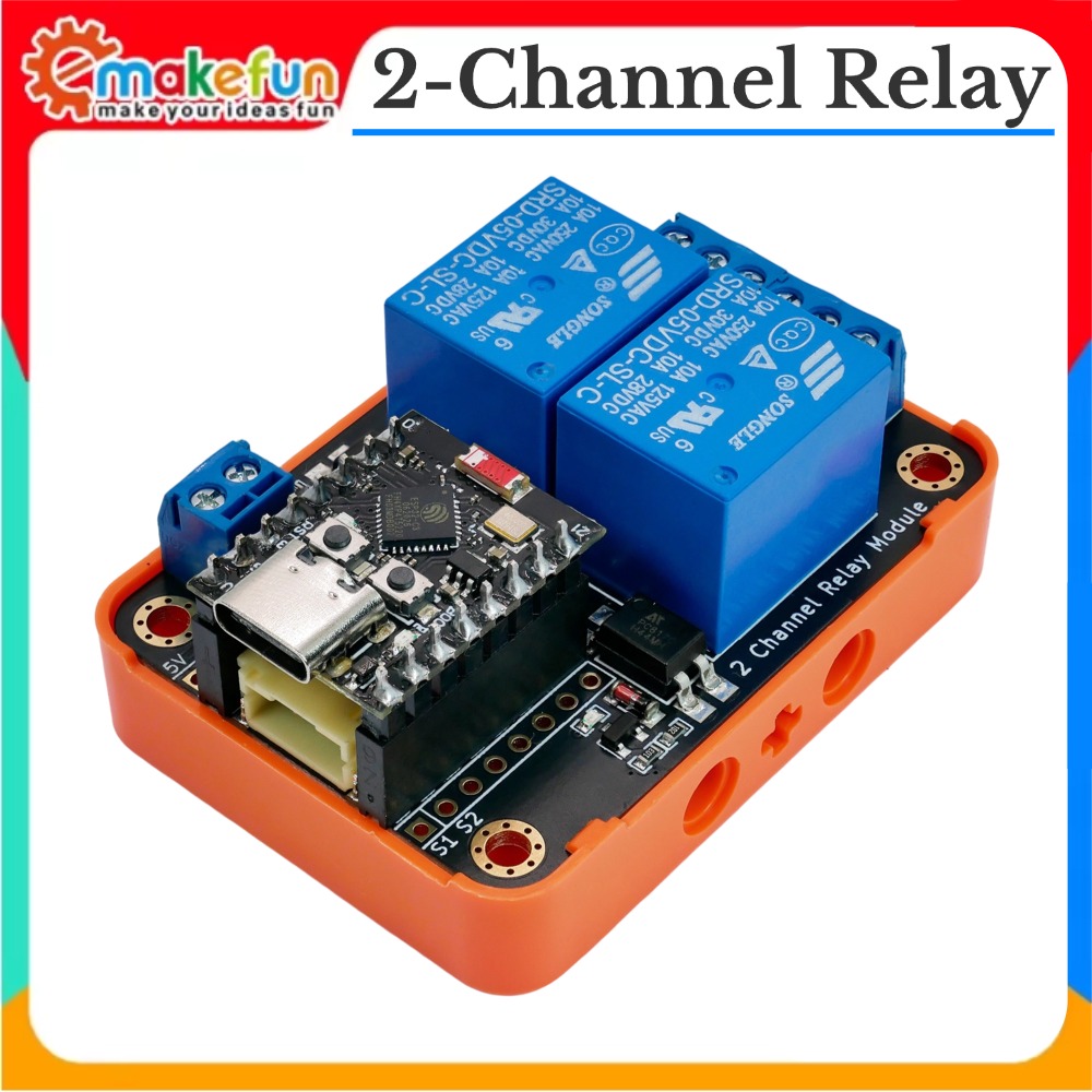 Home Automation With Arduino - 2-канальный релейный модуль с входом 5В,