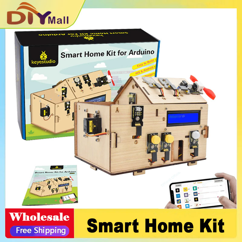 Домашний комплект Keyestudio S – обзор и цена Home Automation Diy Projects