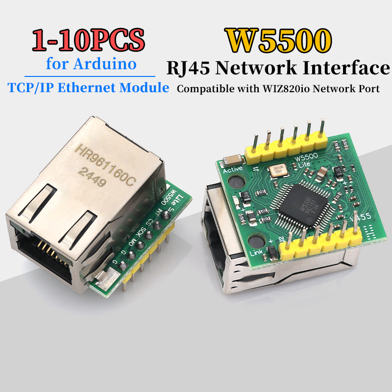 Модуль Ethernet W5500 (1/5/10  – обзор и цена Ethernet Module W5500