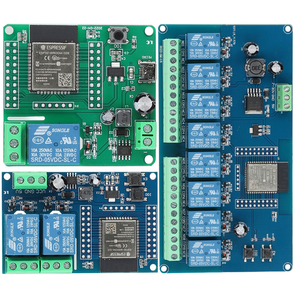ESP32 1/2/8-канальный модуль п – обзор и цена Relay 8 Channel Board
