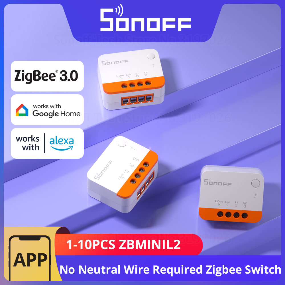 1-10 шт. SONOFF ZBMINIL2 Zigbe – обзор и цена Sonoff Basic Switch